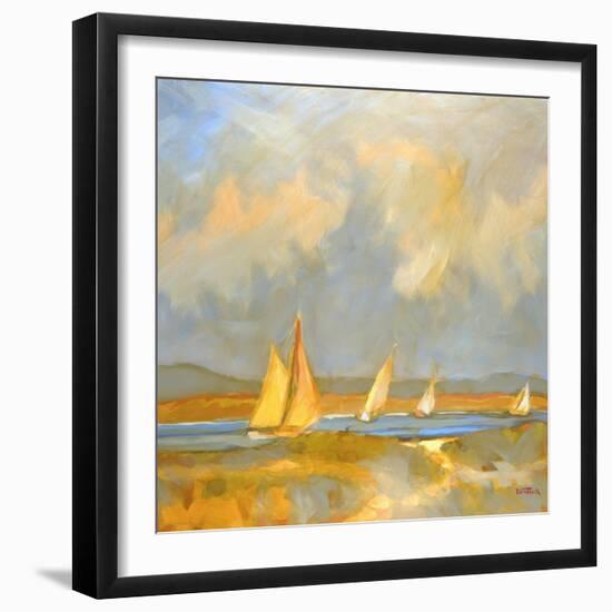 Whidbey Island Beach-Don Tiller-Framed Giclee Print