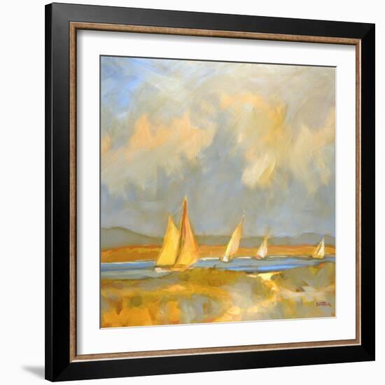 Whidbey Island Beach-Don Tiller-Framed Giclee Print