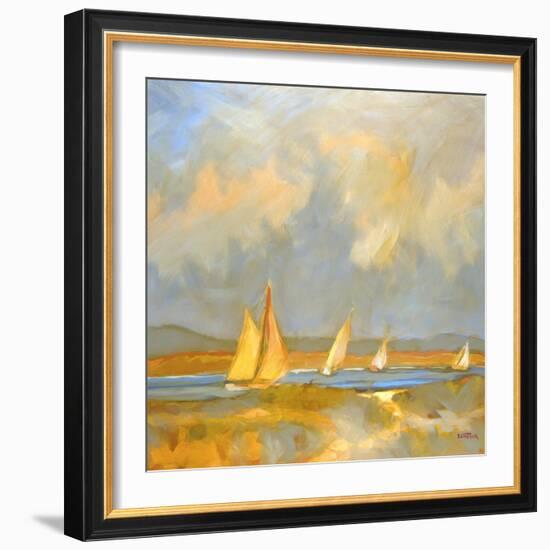 Whidbey Island Beach-Don Tiller-Framed Giclee Print