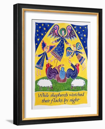 While Shepherds Watched their Flocks by Night-Cathy Baxter-Framed Giclee Print