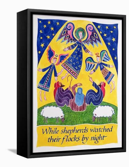 While Shepherds Watched their Flocks by Night-Cathy Baxter-Framed Premier Image Canvas