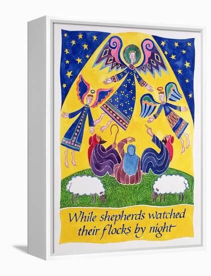 While Shepherds Watched their Flocks by Night-Cathy Baxter-Framed Premier Image Canvas