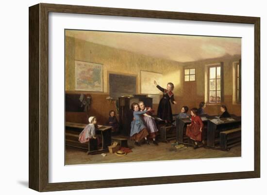 Whilst the Cat's Away-Theophile Emmanuel Duverger-Framed Giclee Print