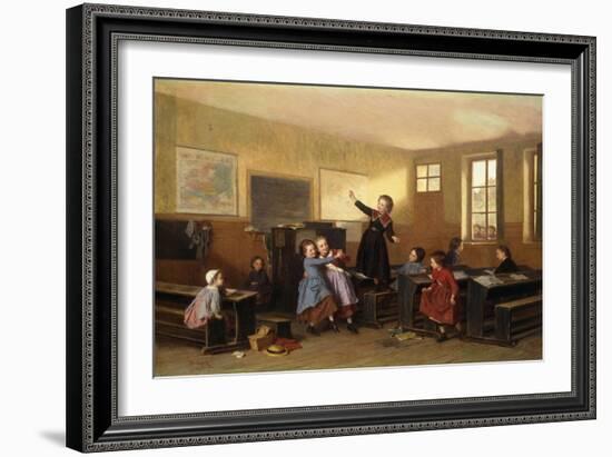 Whilst the Cat's Away-Theophile Emmanuel Duverger-Framed Giclee Print