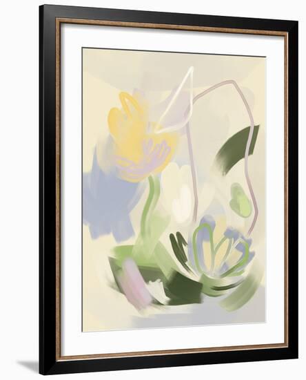 Whimsical Florals - Joyful-Aria Ellis-Framed Giclee Print