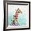 Whimsical Giraffes-Walela R.-Framed Art Print