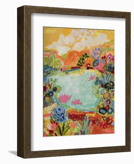 Whimsical Pond I-Karen Fields-Framed Premium Giclee Print