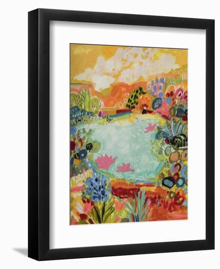 Whimsical Pond I-Karen Fields-Framed Premium Giclee Print