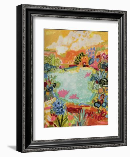 Whimsical Pond I-Karen Fields-Framed Premium Giclee Print