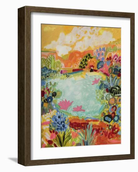 Whimsical Pond I-Karen Fields-Framed Art Print