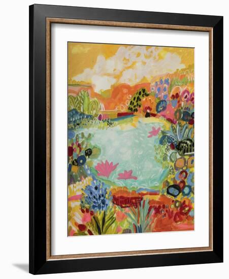 Whimsical Pond I-Karen Fields-Framed Art Print