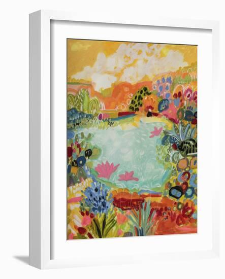 Whimsical Pond I-Karen Fields-Framed Art Print