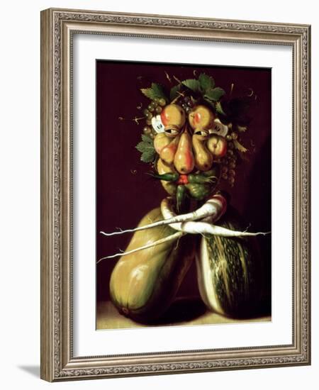 Whimsical Portrait-Giuseppe Arcimboldo-Framed Giclee Print