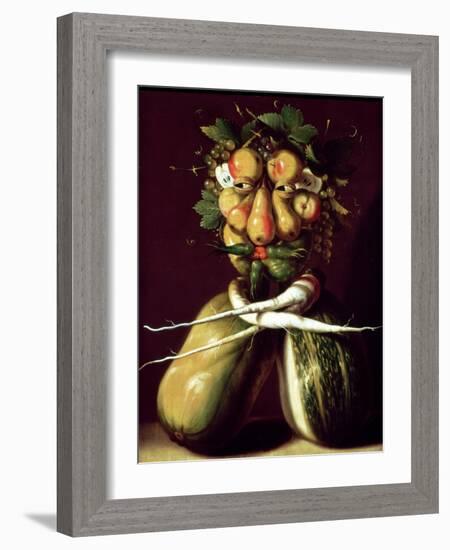 Whimsical Portrait-Giuseppe Arcimboldo-Framed Giclee Print