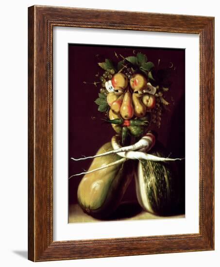 Whimsical Portrait-Giuseppe Arcimboldo-Framed Giclee Print