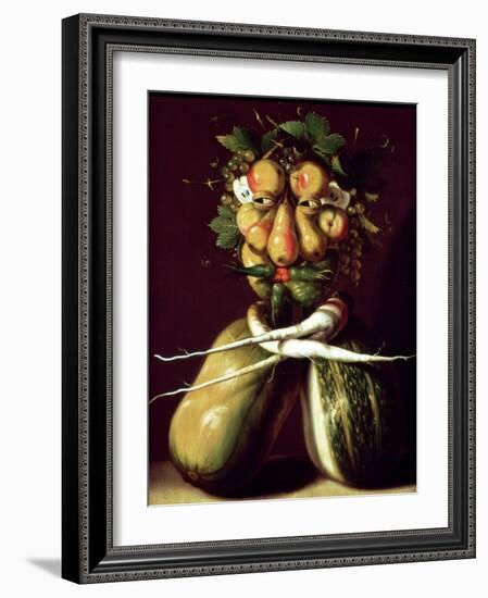 Whimsical Portrait-Giuseppe Arcimboldo-Framed Giclee Print