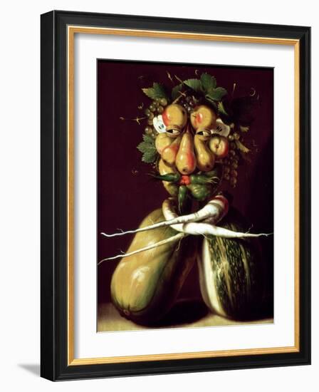 Whimsical Portrait-Giuseppe Arcimboldo-Framed Giclee Print