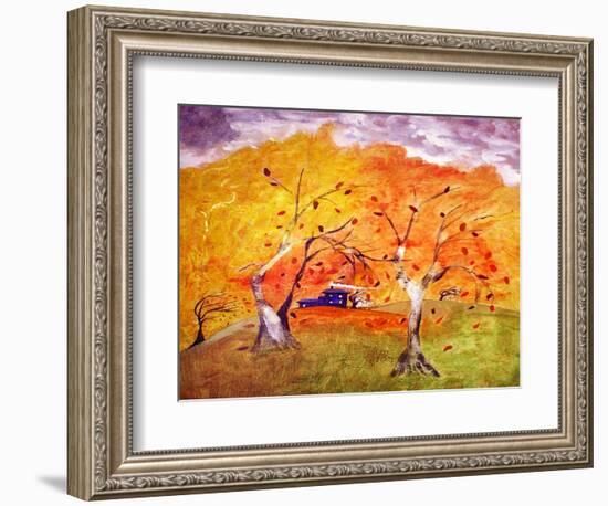 Whimsical Wind-Ruth Palmer 3-Framed Art Print