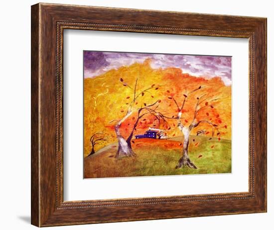 Whimsical Wind-Ruth Palmer 3-Framed Art Print