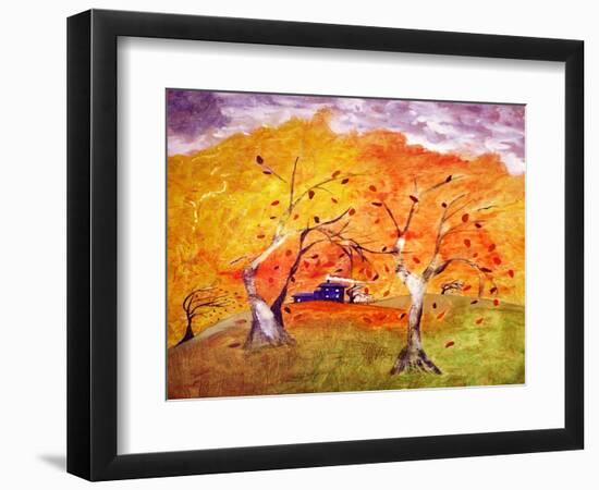 Whimsical Wind-Ruth Palmer 3-Framed Art Print