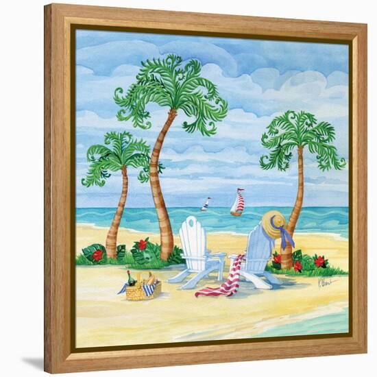 Whimsy Bay Chairs I-Paul Brent-Framed Stretched Canvas