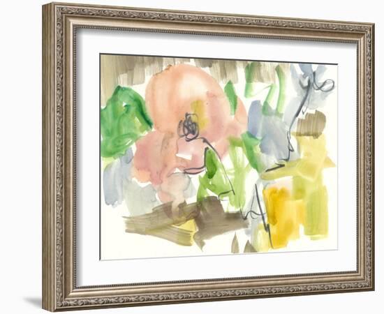 Whimsy in the Garden II-Jennifer Goldberger-Framed Art Print