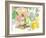 Whimsy in the Garden II-Jennifer Goldberger-Framed Art Print