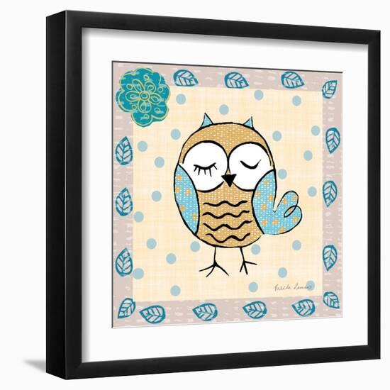 Whimsy Owls IV-Farida Zaman-Framed Art Print