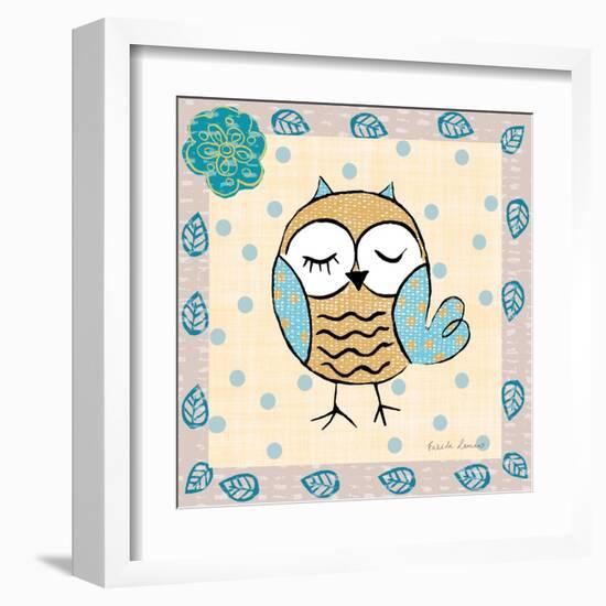 Whimsy Owls IV-Farida Zaman-Framed Art Print