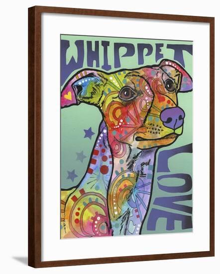 Whippet Love-Dean Russo-Framed Giclee Print