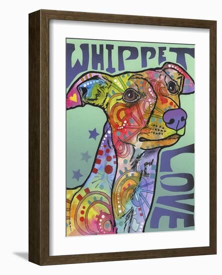 Whippet Love-Dean Russo-Framed Giclee Print