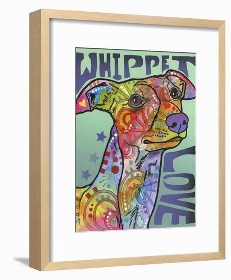 Whippet Love-Dean Russo-Framed Giclee Print