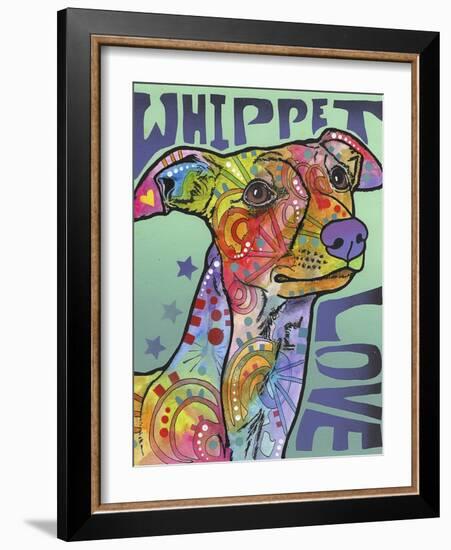 Whippet Love-Dean Russo-Framed Giclee Print