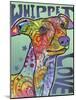 Whippet Love-Dean Russo-Mounted Giclee Print