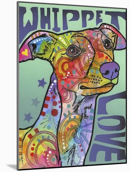 Whippet Love-Dean Russo-Mounted Giclee Print