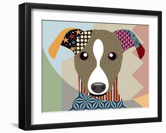 Whippet-Lanre Adefioye-Framed Giclee Print