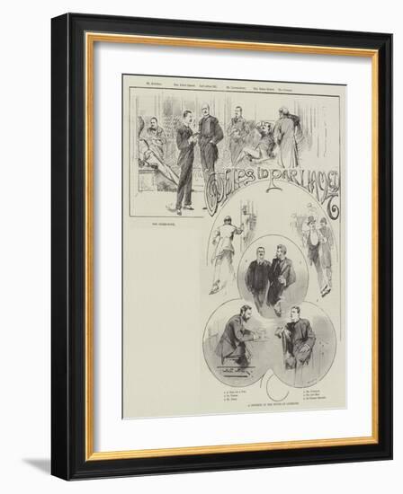 Whips in Parliament-Thomas Walter Wilson-Framed Giclee Print