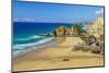 Whipsiderry Beach, Newquay, Cornwall-Tony Howell-Mounted Photographic Print
