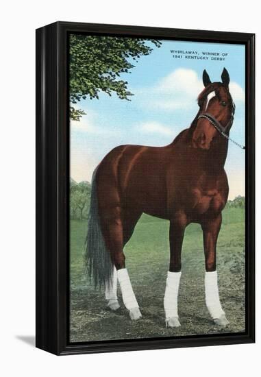 Whirlaway, Kentucky Derby Winner-null-Framed Stretched Canvas