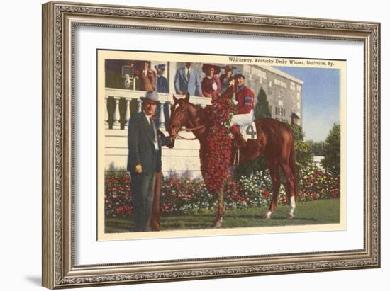 Whirlaway, Kentucky Derby Winner-null-Framed Art Print