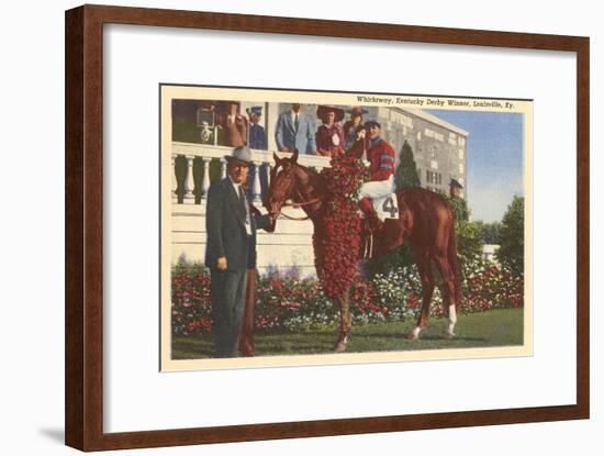 Whirlaway, Kentucky Derby Winner-null-Framed Art Print