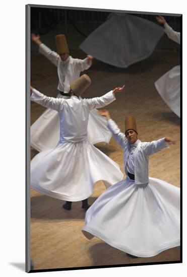 Whirling Dervishes at the Dervishes Festival, Konya, Central Anatolia, Turkey, Asia Minor, Eurasia-Bruno Morandi-Mounted Photographic Print