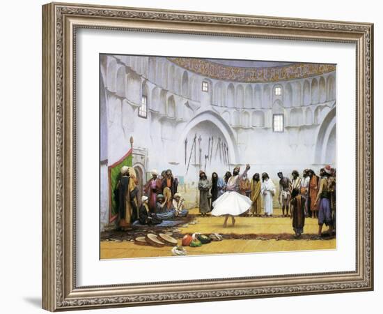 Whirling Dervishes, c.1895-Jean Leon Gerome-Framed Giclee Print