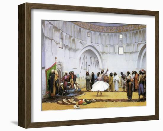 Whirling Dervishes, c.1895-Jean Leon Gerome-Framed Giclee Print