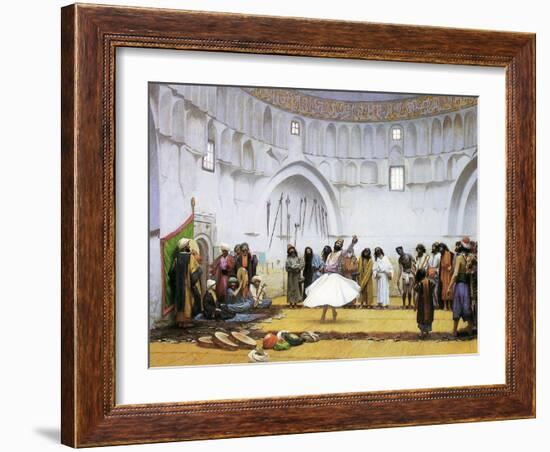 Whirling Dervishes, c.1895-Jean Leon Gerome-Framed Giclee Print