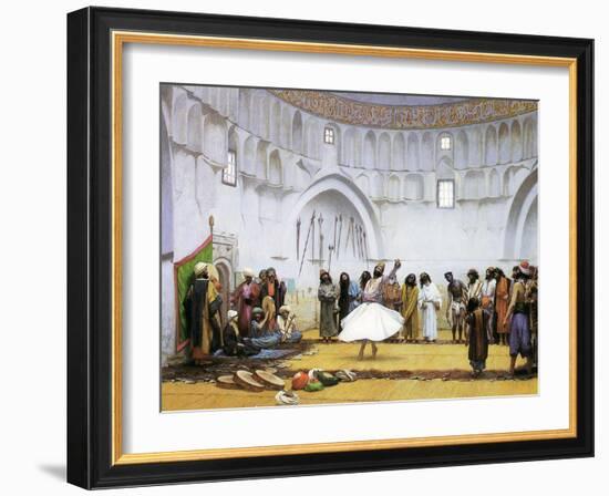 Whirling Dervishes, c.1895-Jean Leon Gerome-Framed Giclee Print