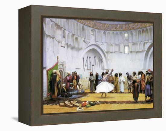 Whirling Dervishes, c.1895-Jean Leon Gerome-Framed Premier Image Canvas