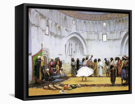 Whirling Dervishes, c.1895-Jean Leon Gerome-Framed Premier Image Canvas