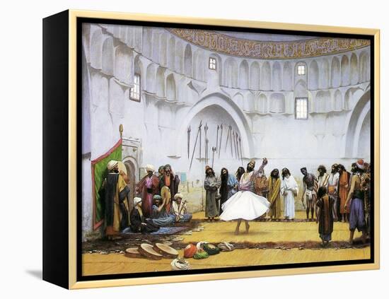 Whirling Dervishes, c.1895-Jean Leon Gerome-Framed Premier Image Canvas