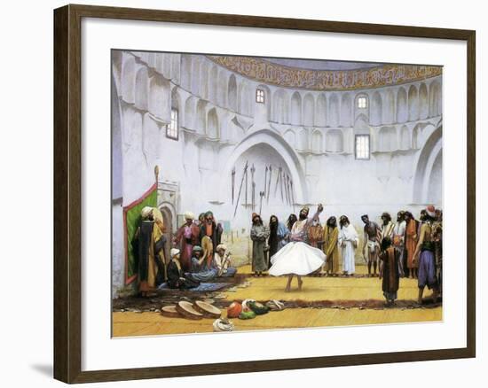 Whirling Dervishes, c.1895-Jean Leon Gerome-Framed Premium Giclee Print